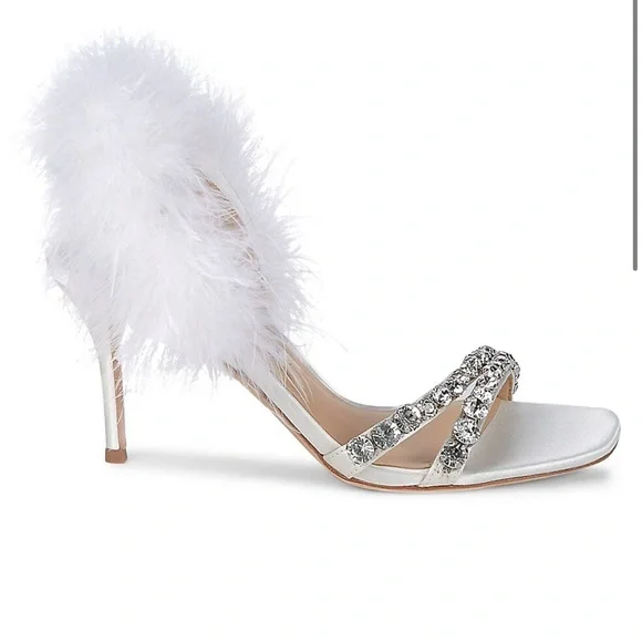 Badgley Mischka Shoes Badgley Mischka Harley Feathertrim